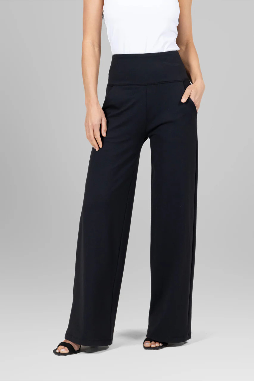 HIGH WAIST WIDE LEG PANT: BLACK | KIRAGRACE