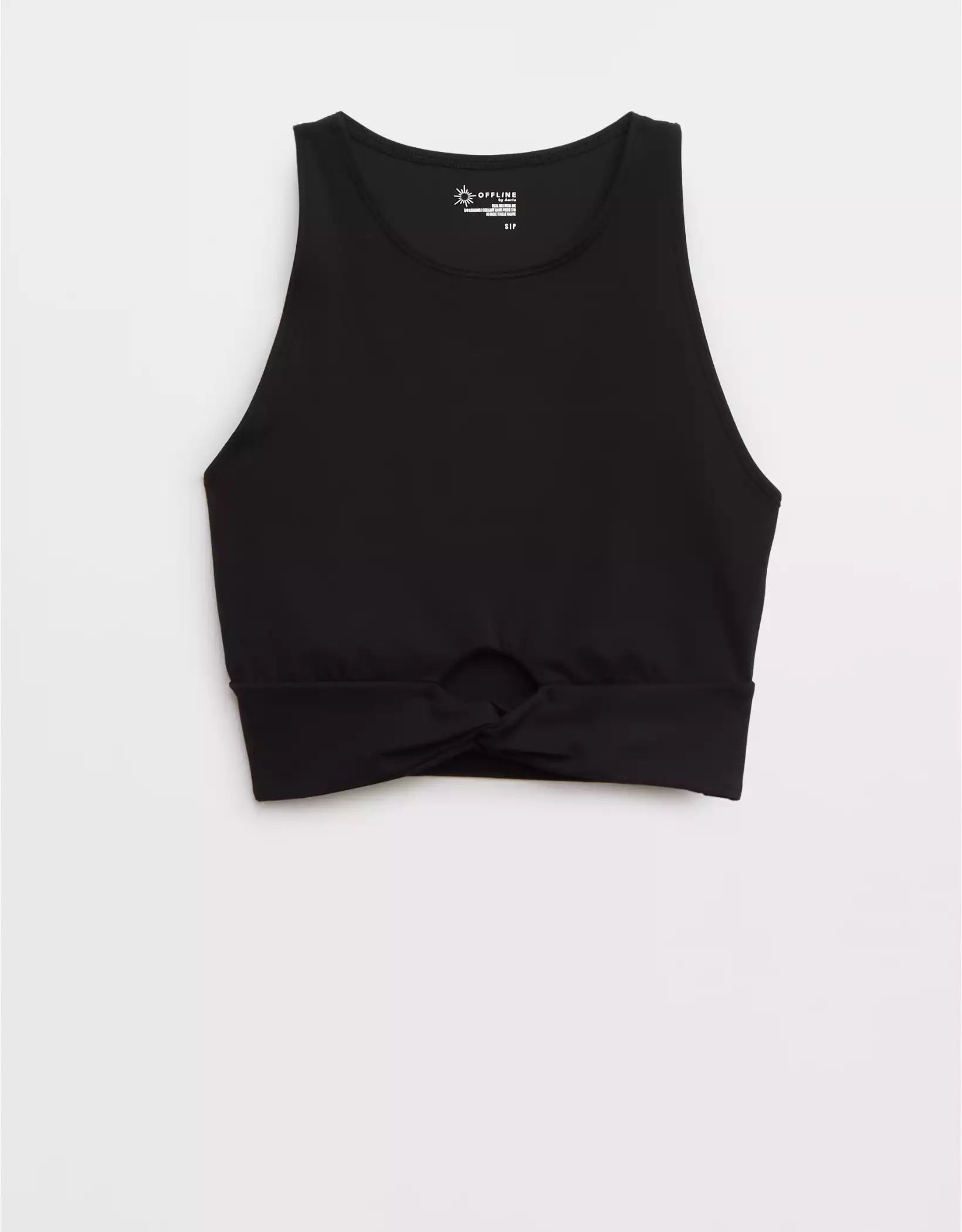 OFFLINE By Aerie Real Me Xtra Twist Crop Tank Top | American Eagle Outfitters (US & CA)