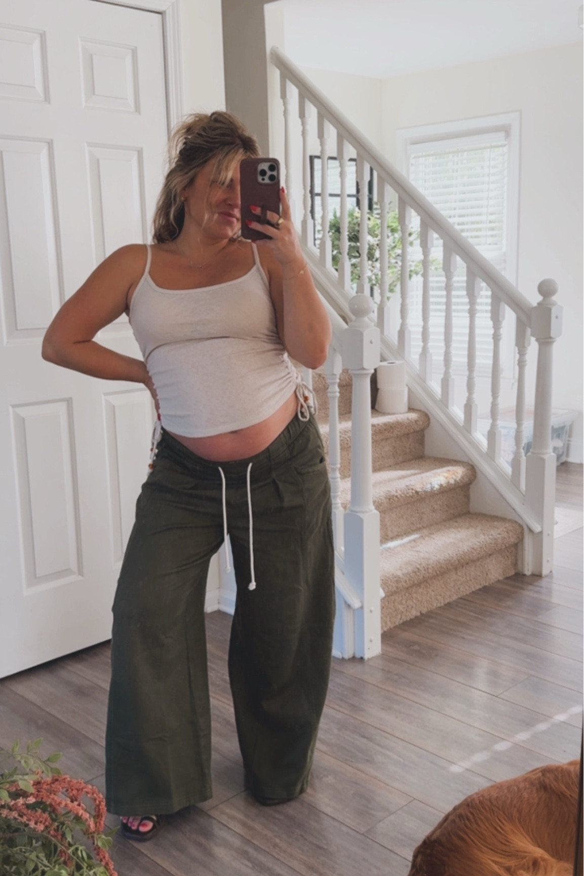 comfy bump fit for running errands 🫶🏼

#LTKootd #LTKBump