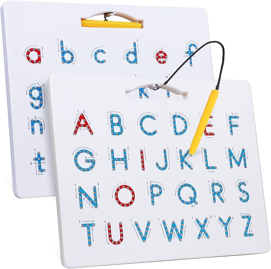 Magnetic Alphabet Tracing Board, ABC Magnetic Letter Board, Magnets Tablet Drawing Board Preschoo... | Amazon (US)