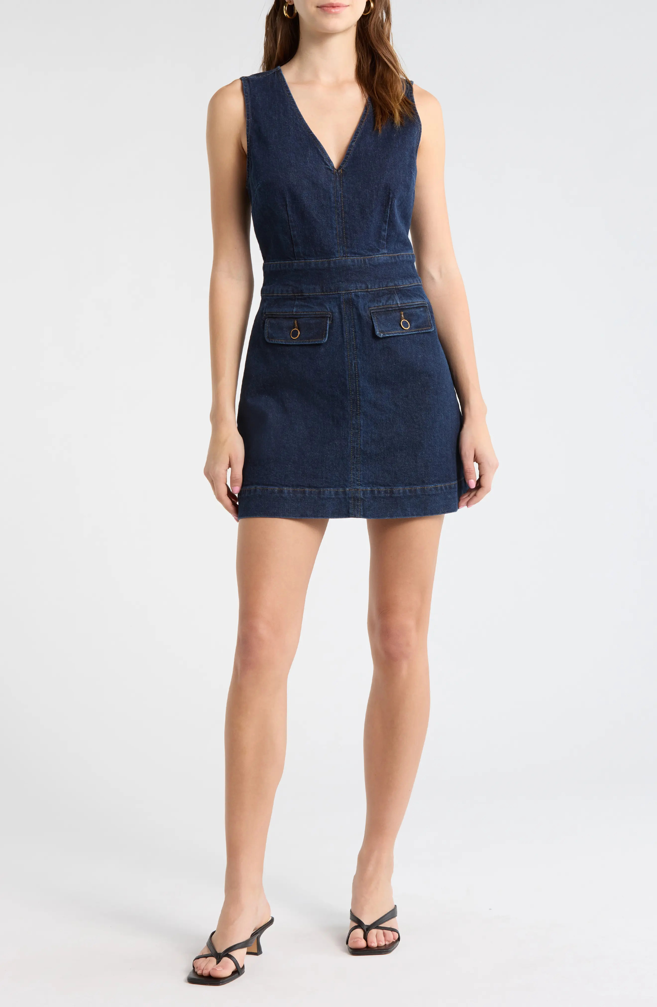 PAIGE Sylvia Denim Minidress (Women) | Nordstrom | Nordstrom