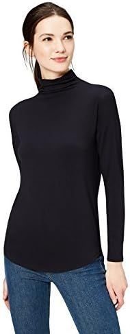 Daily Ritual Women's Jersey Long-Sleeve Funnel-Neck Shirt | Amazon (US)