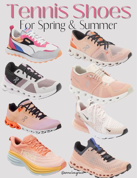 Tennis shoes for spring & summer! 

On cloud, running shoes, cross training shoes 

#LTKshoecrush #LTKstyletip #LTKfit