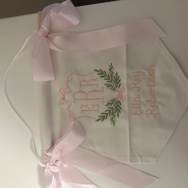 Custom Baby Banner, Welcome Banner, Hospital Door Sign, Baby Shower With BOWS - Etsy | Etsy (US)