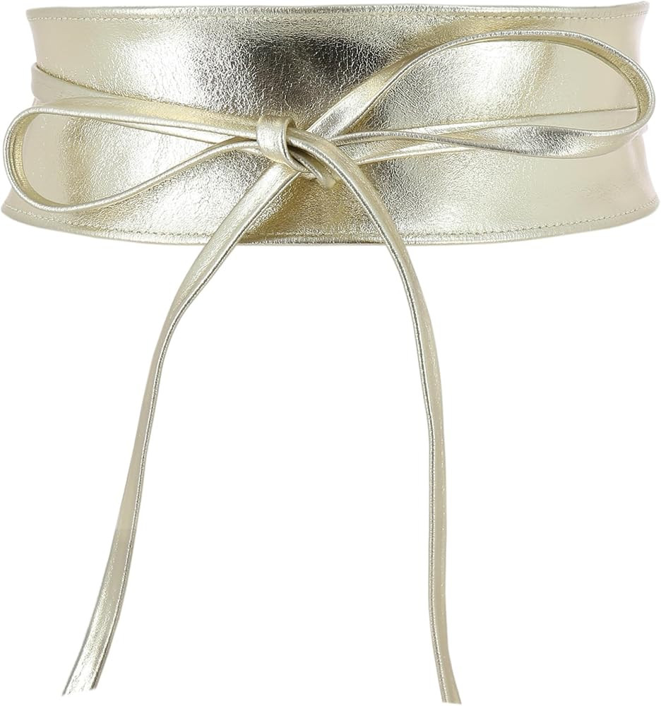 FASHIONGEN - Woman Italian leather Obi belt, CASSIANE | Amazon (US)