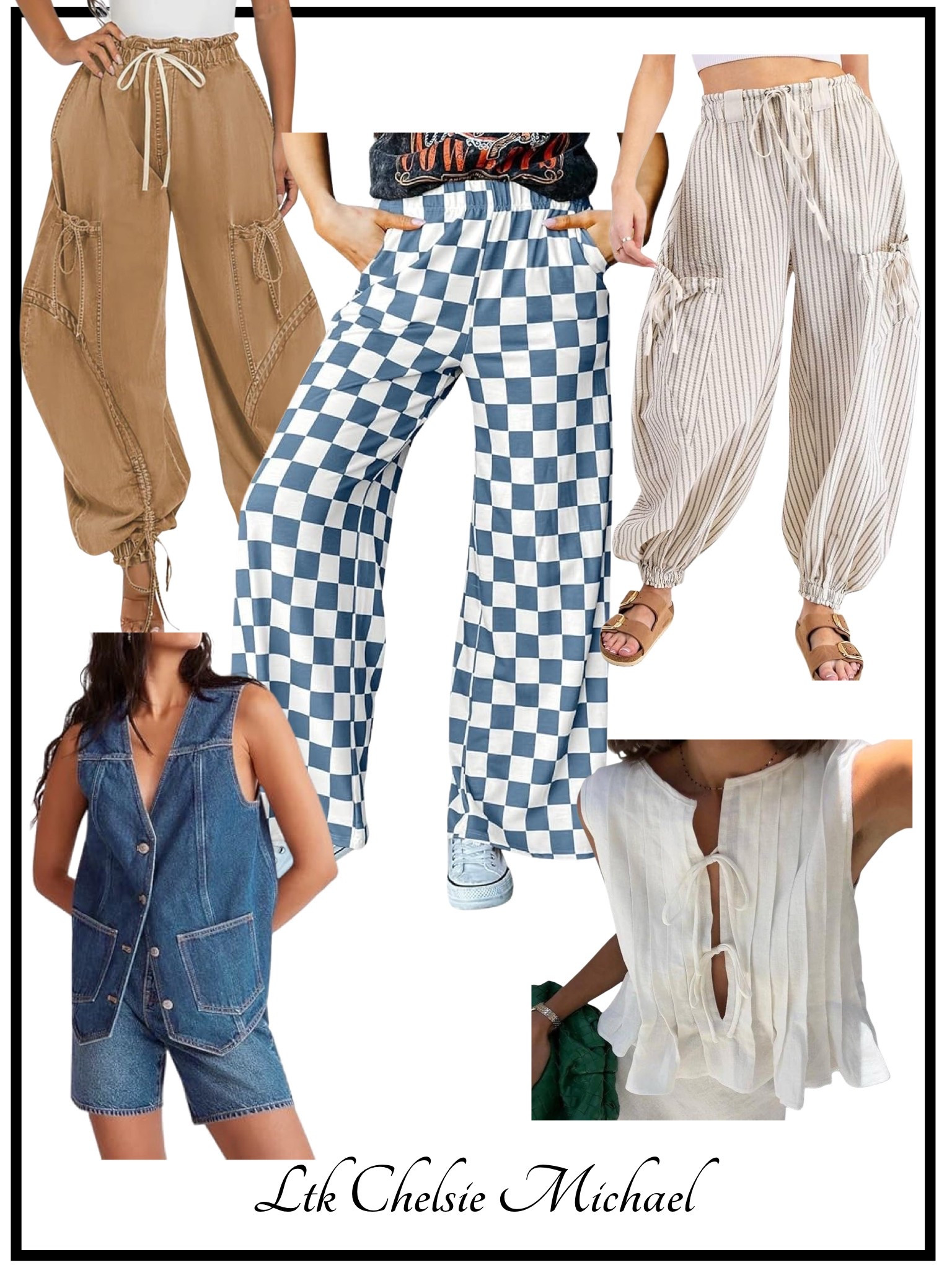 These pants and a cute top 🙌🏻
.
#amazon #pants #cargos 