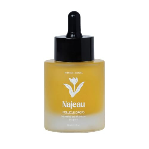 Najeau Follicle Drops Pre-Shampoo Scalp Oil Cleanser with Olive Oil & Natural Botanicals - Hydrates, Removes Product Buildup, Clarifies - pH Balanced, Color-safe, Fragrance-free, Vegan | Amazon (US)