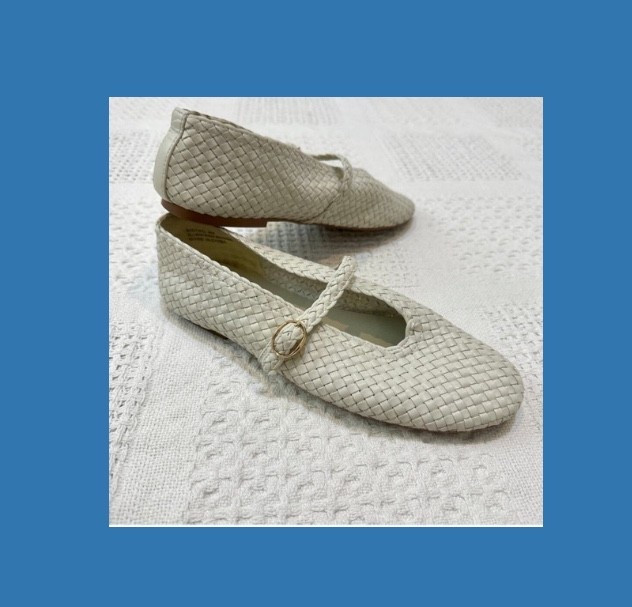 #wovenflats #wovenmaryjanes #flats #houseofharlow #cottage #femme #balletflats