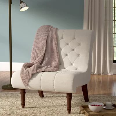 Barnkine Tufted Side Chair Upholstery: Oatmeal | Wayfair North America