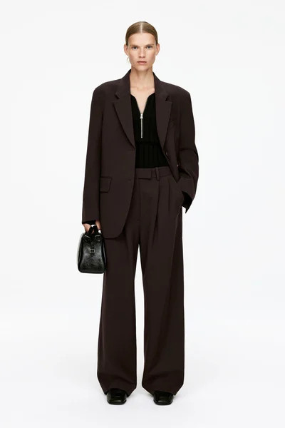 Wide-Leg Tailored Trousers | Arket UK
