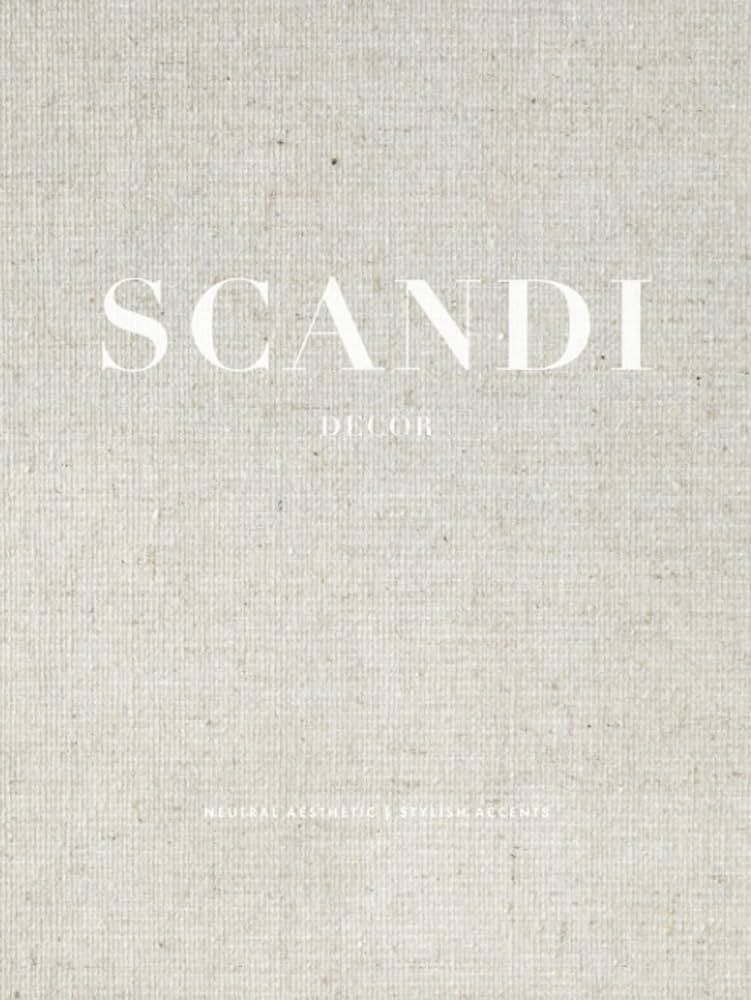 Scandi Decor - Neutral Aesthetic Faux Linen Hardcover Book | Decoration for Coffee Table Display ... | Amazon (US)