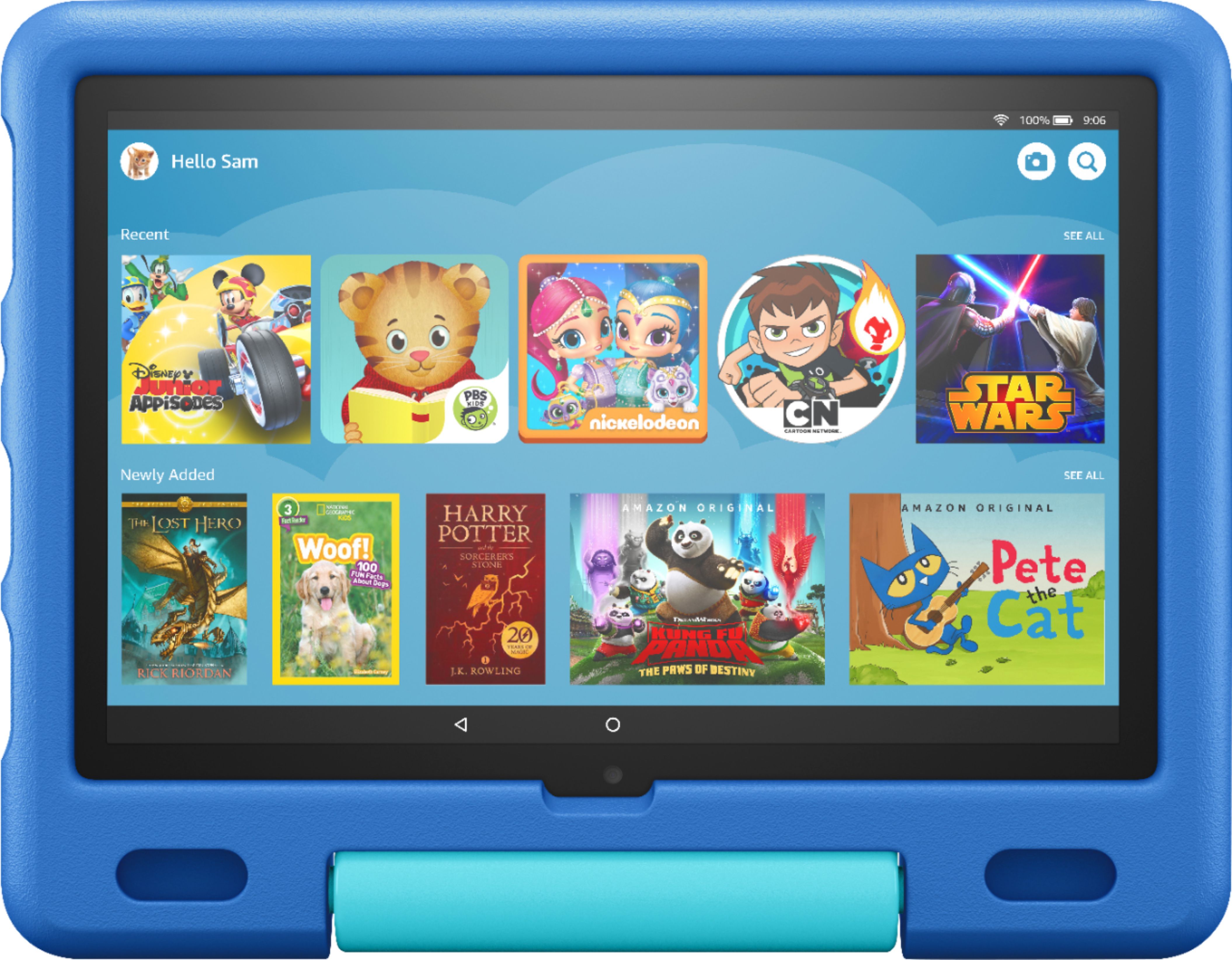 Amazon All-New Fire 10 Kids – 10.1” Tablet – ages 3-7 32 GB Sky Blue B08F62DV1Z - Best Buy | Best Buy U.S.