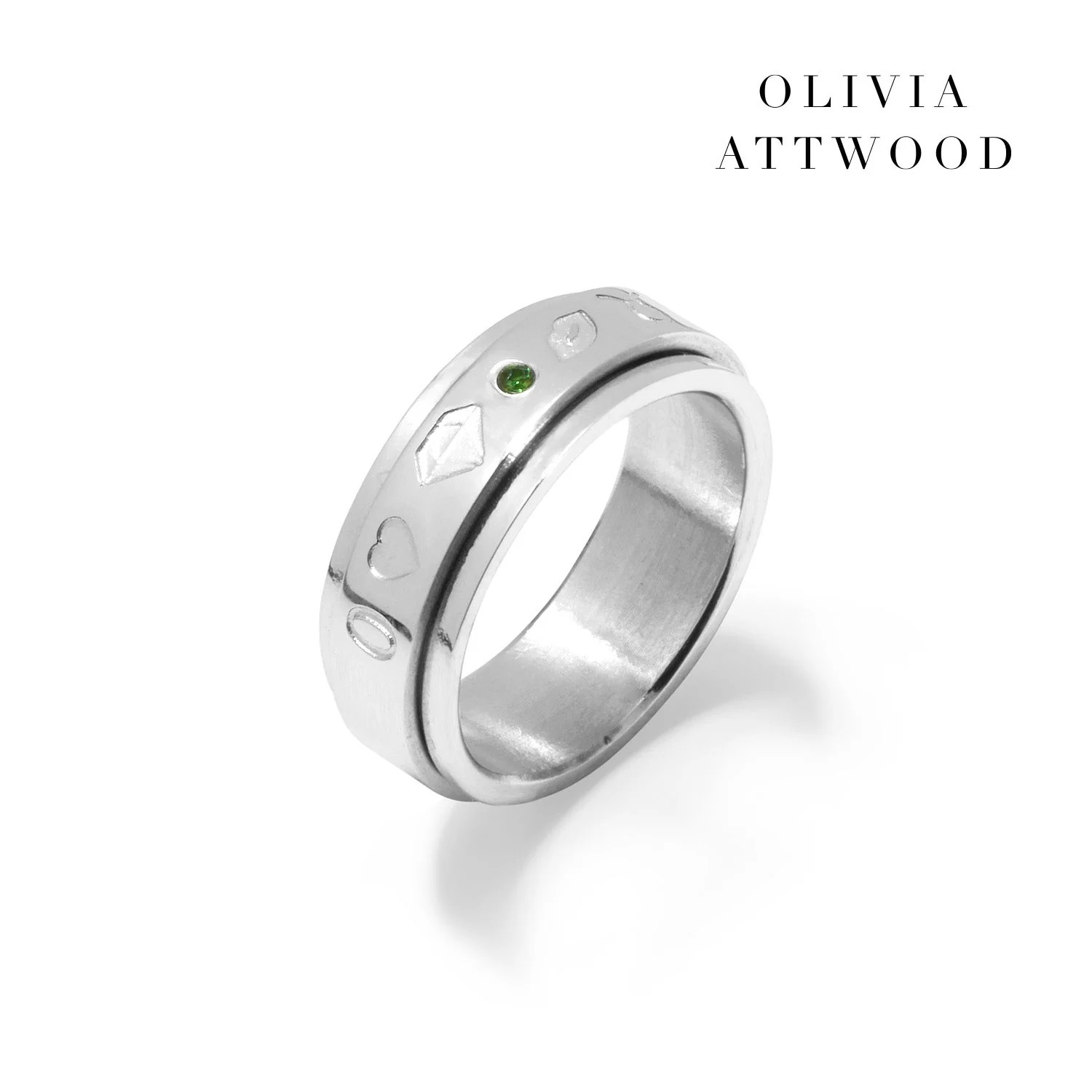 Custom Stamped Fidget Ring (Silver) | Abbott Lyon