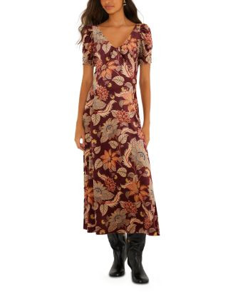 FARM Rio Printed Velvet Low Back Maxi Dress | Bloomingdale's Women | Bloomingdale's (US)