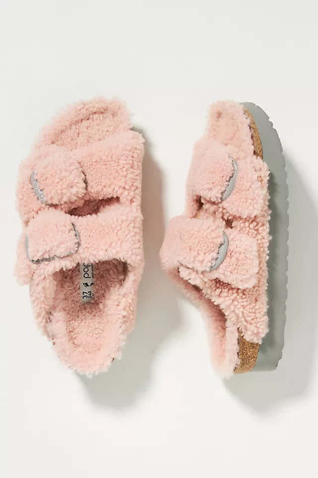 Birkenstock Arizona Teddy Sandals | Anthropologie (US)