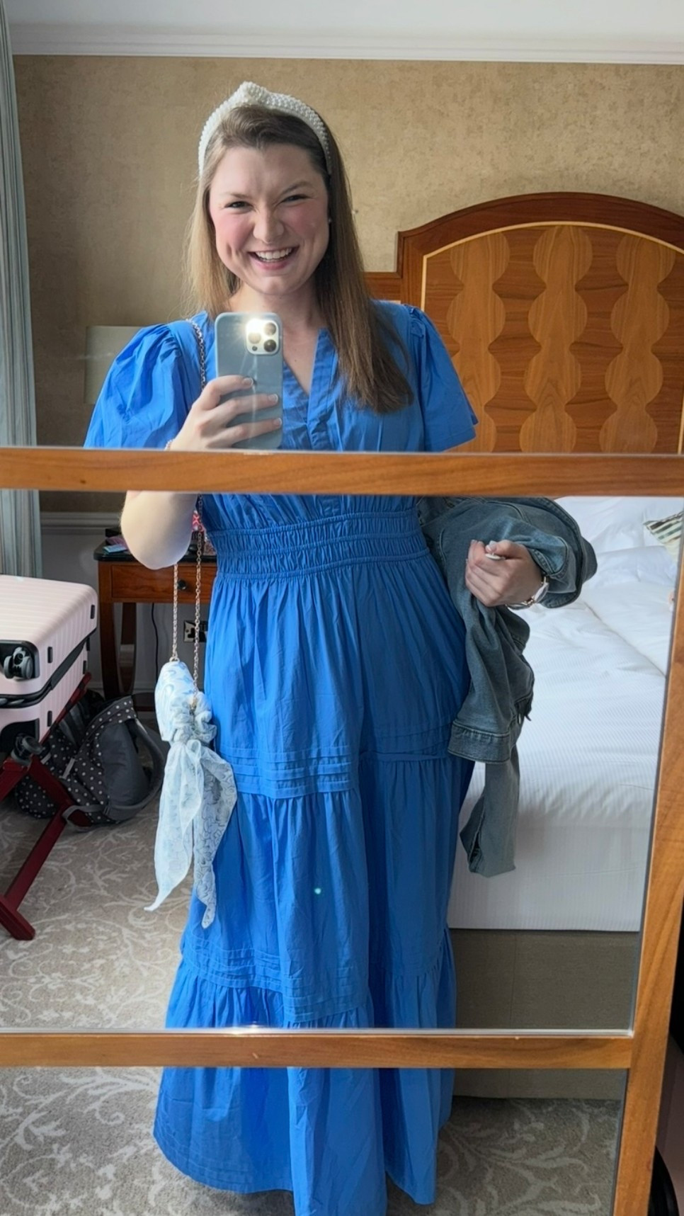 Blissfully Bleus newest favorite dress in the collection!! This dress is *chefs kiss* and truly STUNNING on. It’s a new closet staple for sure! Paired here with my favorite LV mini + a Jean jacket for a night out in Paris!! CHEERS!🤭🥂 
**linking my dress + similar options🫶🏼🫶🏼

#LTKStyleTip #LTKTravel