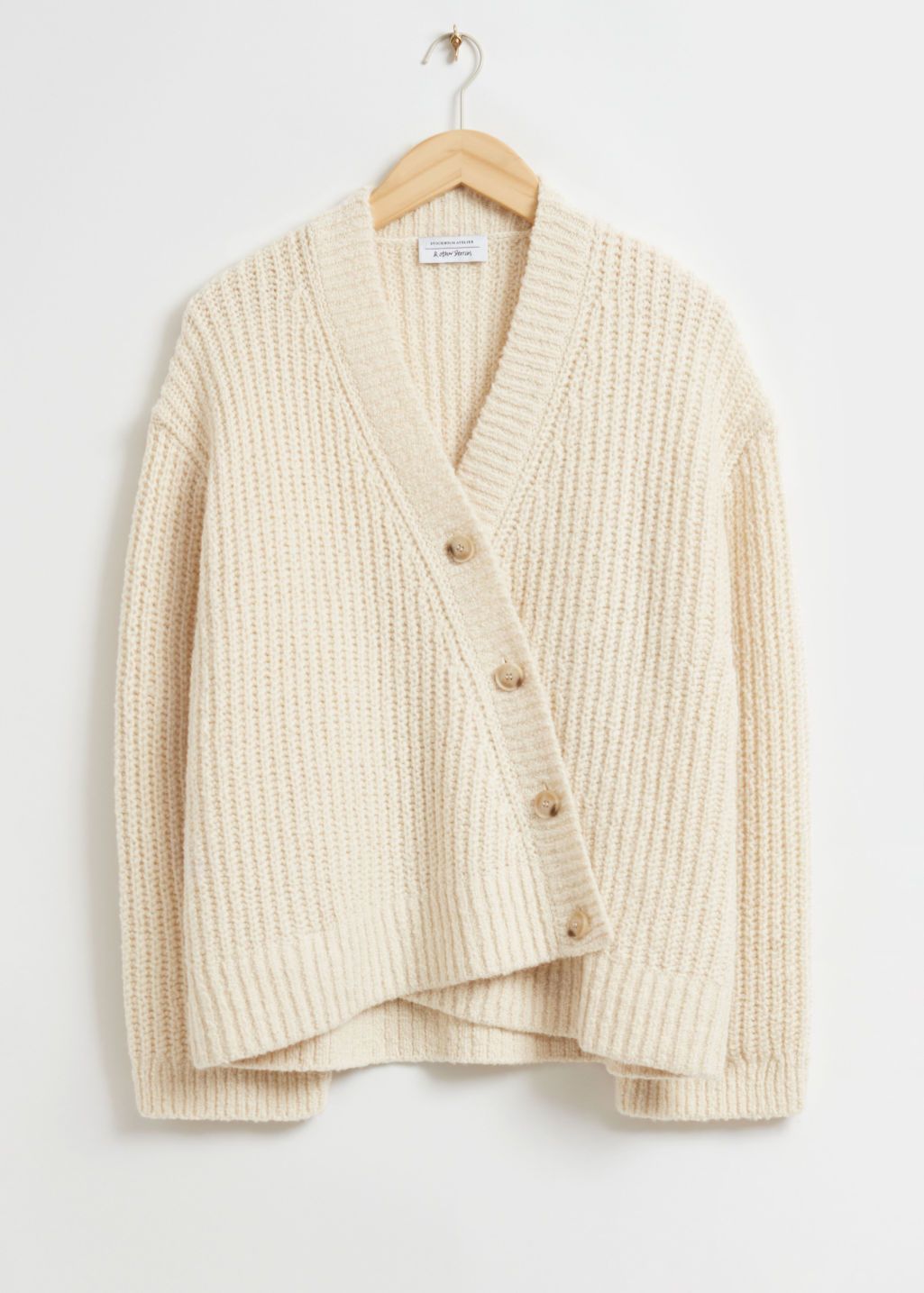 Relaxed Asymmetric Buttoned Cardigan | & Other Stories (EU + UK)