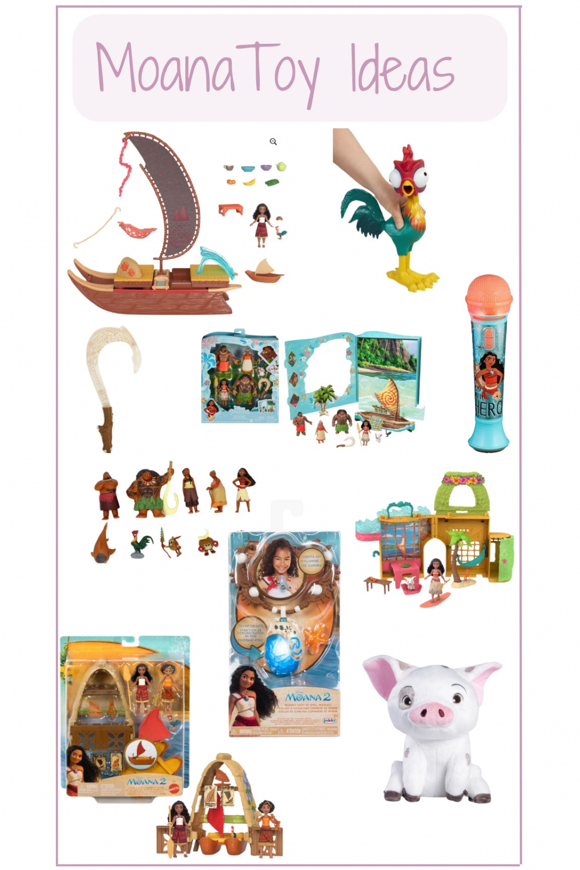 Gift ideas for kids who love Moana. 

#LTKKids #LTKHoliday #LTKGiftGuide