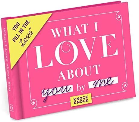 Knock Knock What I Love about You Fill in the Love Book Fill-in-the-Blank Gift Journal, 4.5 x 3.25-I | Amazon (US)