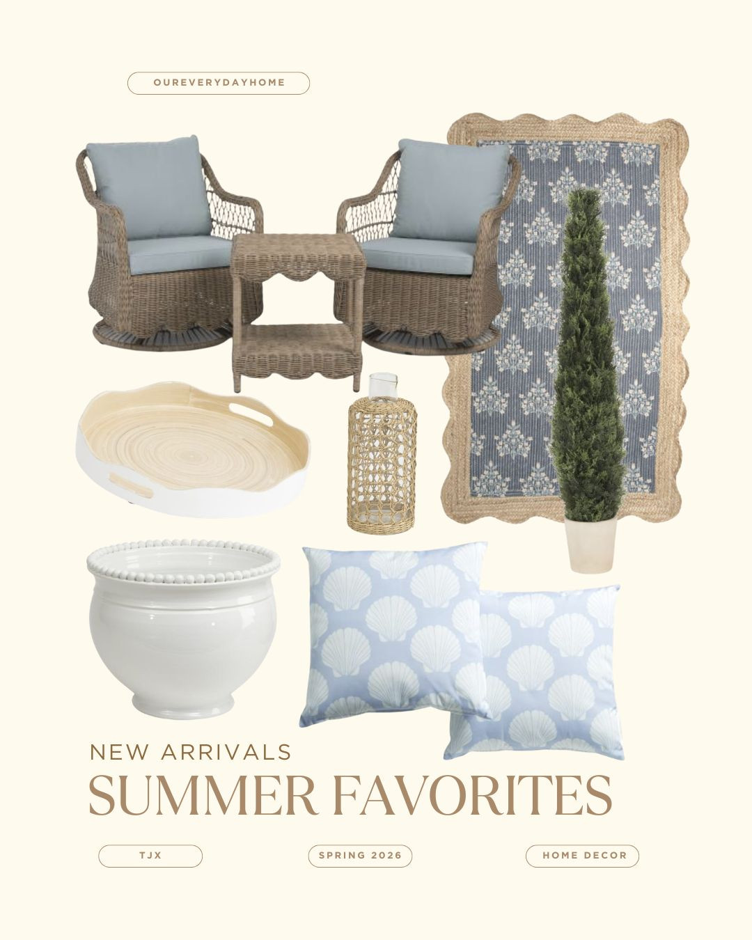 Summer favorites for the outdoor patios!

home decor
TJ Maxx  

 #LTKSeasonal #LTKHome #LTKSaleAlert