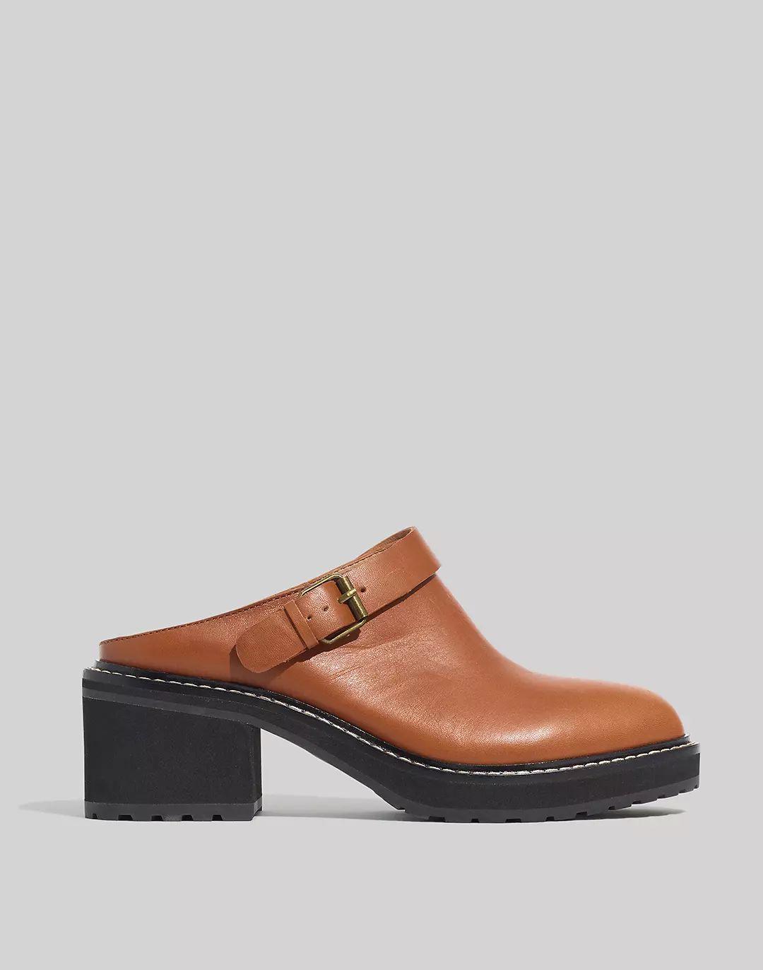 The Willa Convertible-Strap Mule in Leather | Madewell