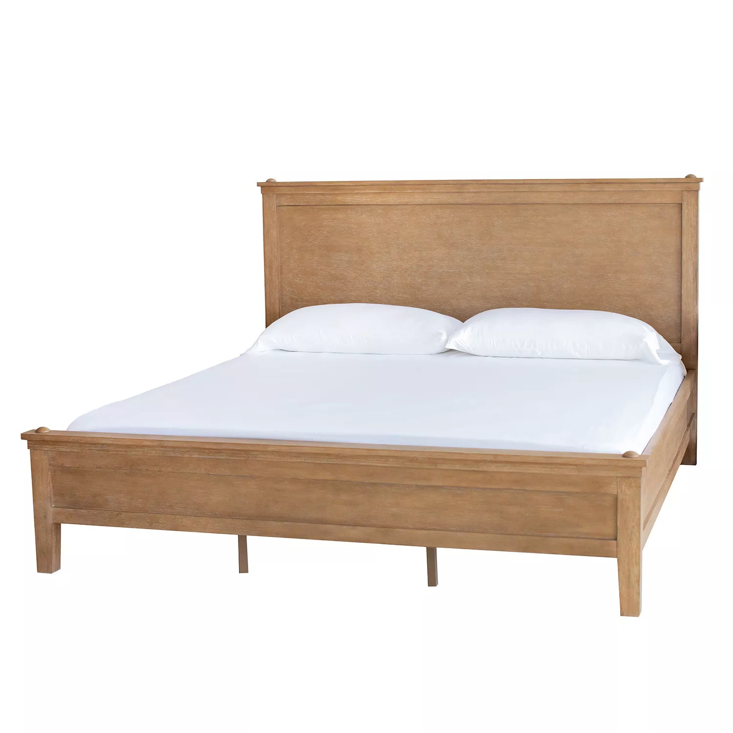 details by Becki Owens Ren Platform Bed, Distressed Natural Wood Finish, Assorted Sizes | Sam's Club