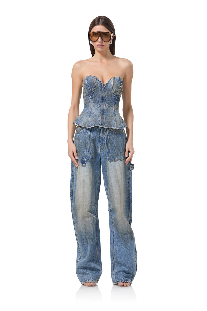 Rhett Barrel Jean - Dusty Tint Wash | ShopAFRM