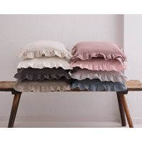 Linen Pillow Cover, Pillowcase, Cushion Throw Pillow, Soft Washed Pillowcase | Etsy (US)