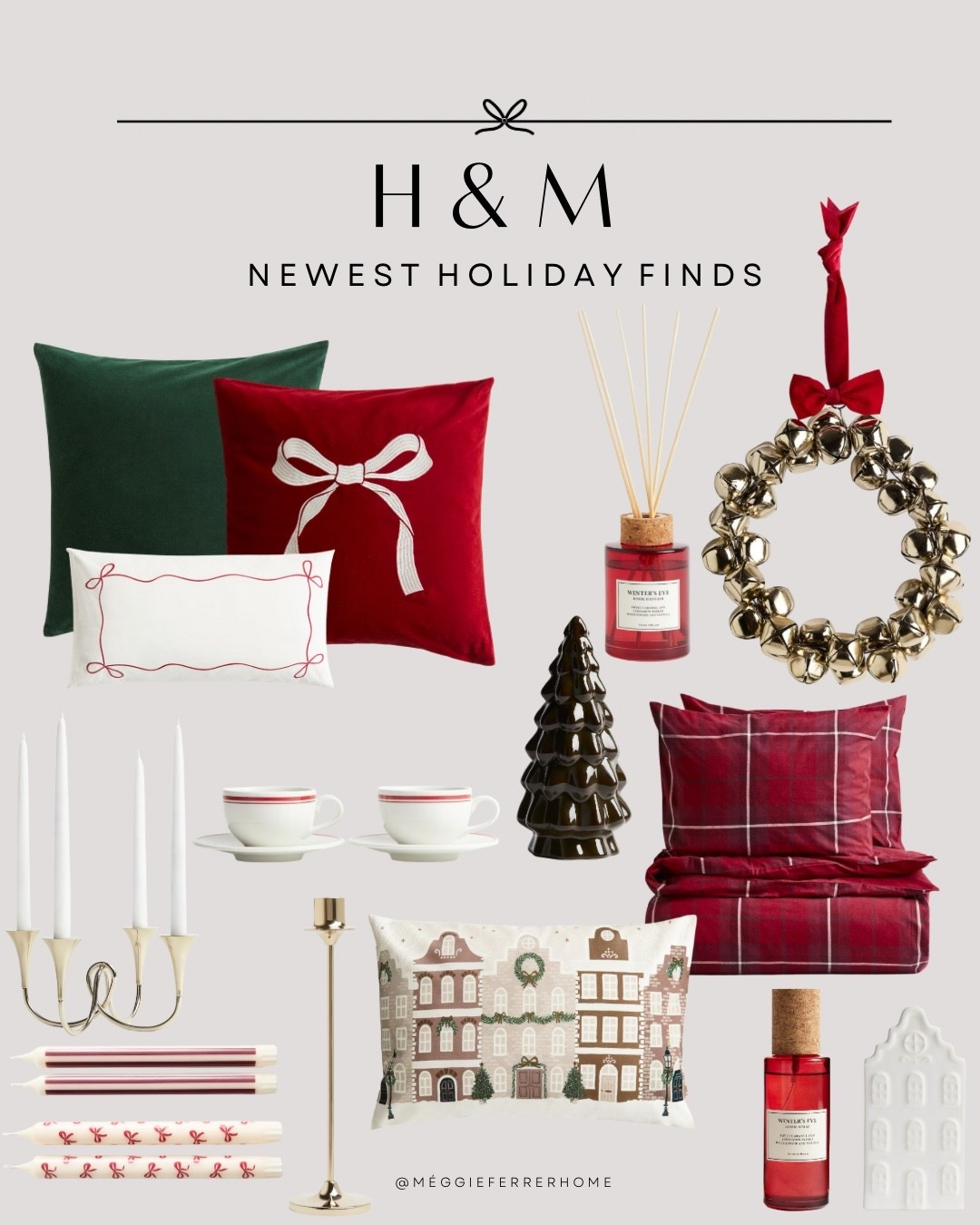H&M’s newest holiday finds are giving cozy, classic Christmas ✨ From velvet bows to plaid bedding and festive candles, the perfect little touches to make your home feel merry and warm this season. 🎁

#hmhome #holidaydecor #christmasstyle #ltkhome #ltkholiday #cozyseason 

#LTKSaleAlert #LTKSeasonal #LTKFindsUnder50