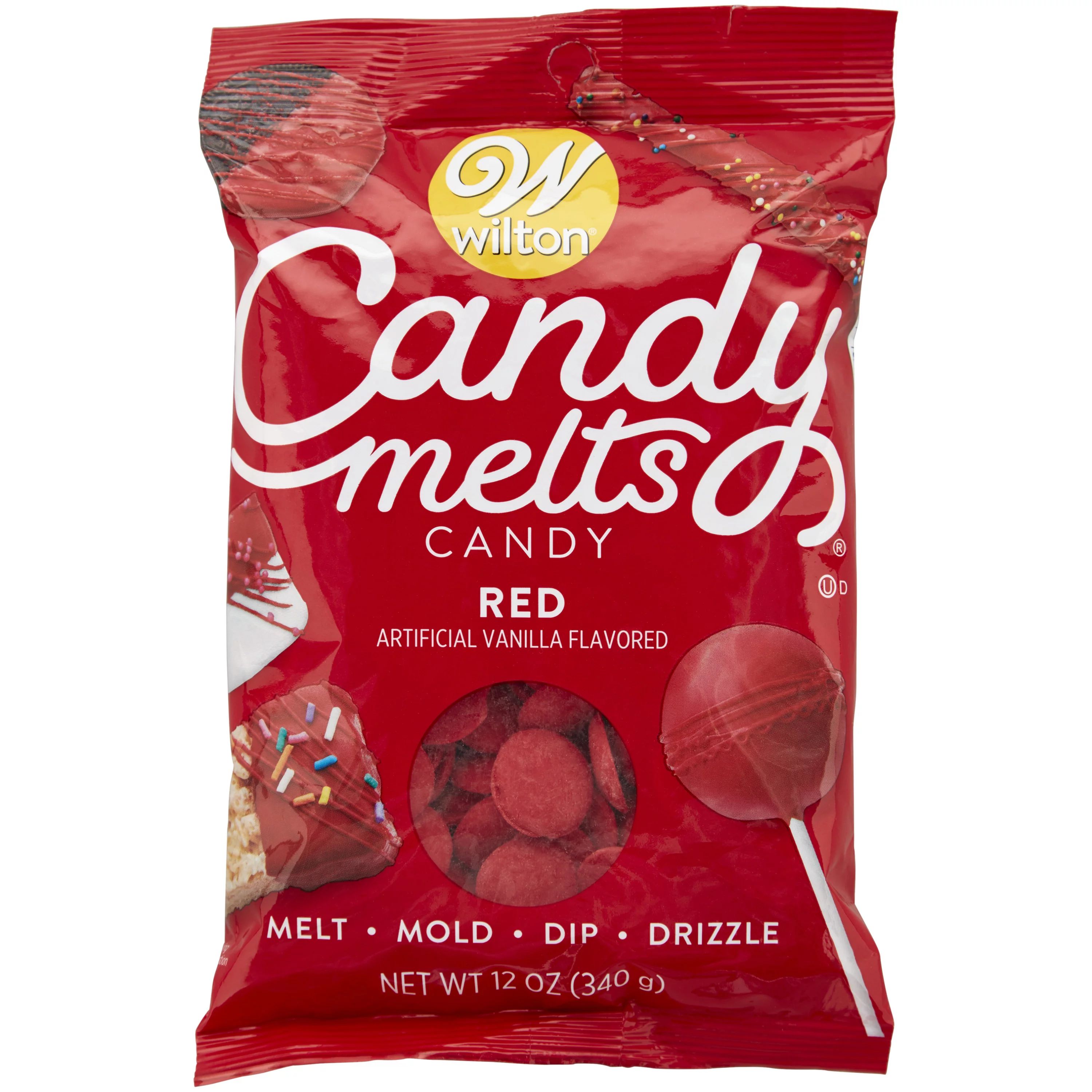 Wilton Red Candy Melts Candy, 12 oz. - Walmart.com | Walmart (US)