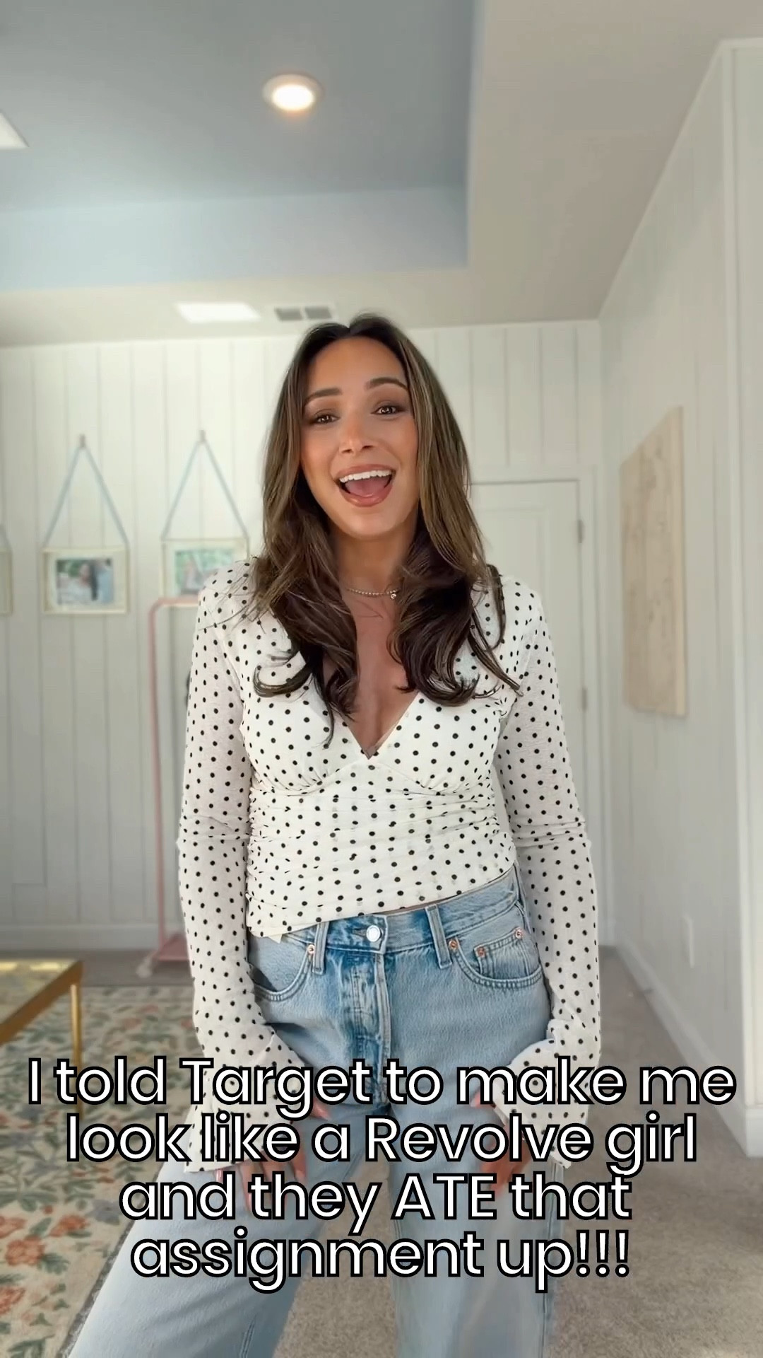 Target is giving Revolve!! Date night this weekend for under $30! Polka dot trend // cute tops // revolve inspired // look for less // affordable style 

#LTKootd #LTKgrwm #LTKSaleAlert