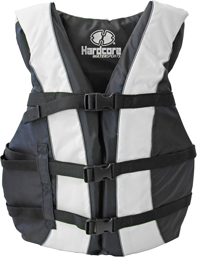 Hardcore Life Jacket Paddle Vest; Coast Guard Approved Type III PFD Life Vest Flotation Device; J... | Amazon (US)