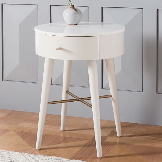 Penelope Nightstand - Oyster w/ Marble Top | West Elm (US)