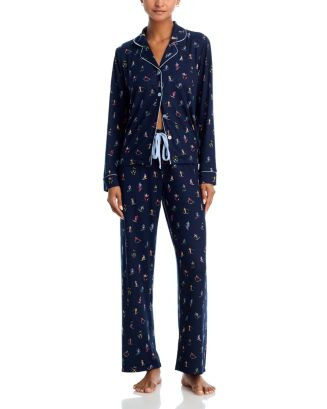 Notched Collar Jersey Pajama Set - Exclusive | Bloomingdale's (US)