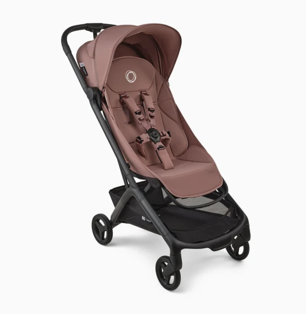 Bugaboo Butterfly 2 Stroller, 2026, Black, Dusty pink, Dusty pink | GoodBuy Gear