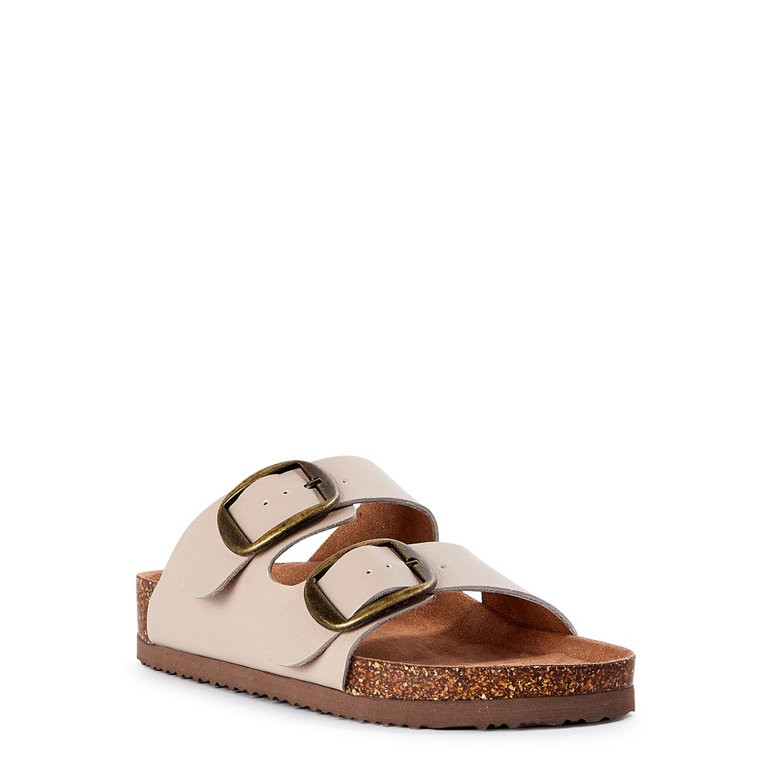 Time and Tru Women's Footbed Slide Sandals | Walmart (US)