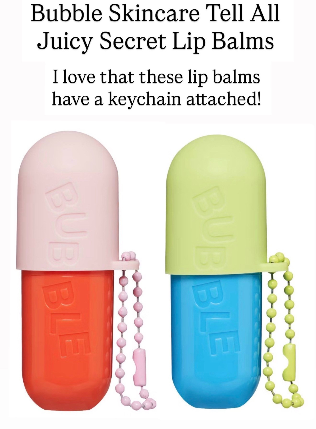 If you have a tween that loves bubble skincare, they’ll love these lip balms 

#LTKBeauty