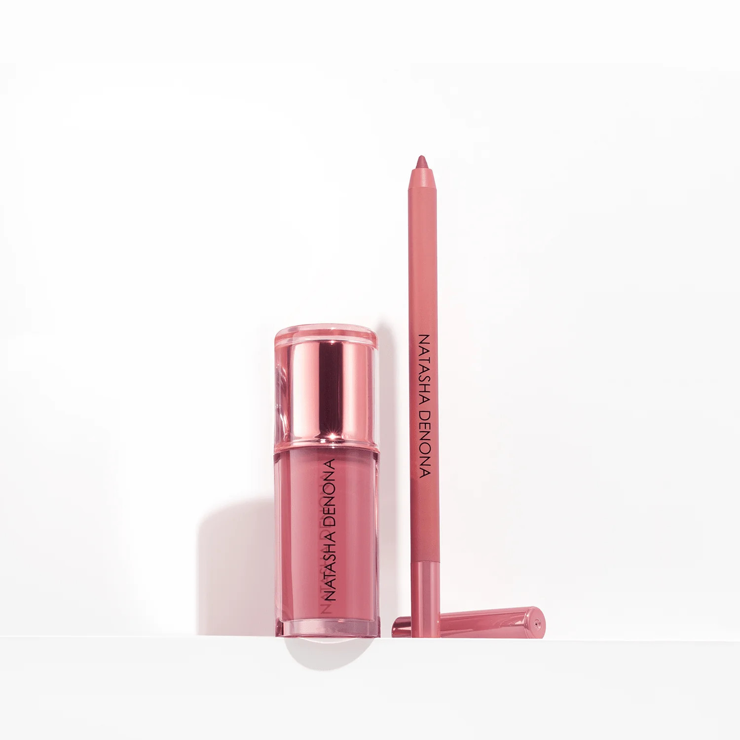 HY-GLOSS + I NEED A NUDE LIP CRAYON - Cherry Blossom / Storme | Natasha Denona Makeup (US)