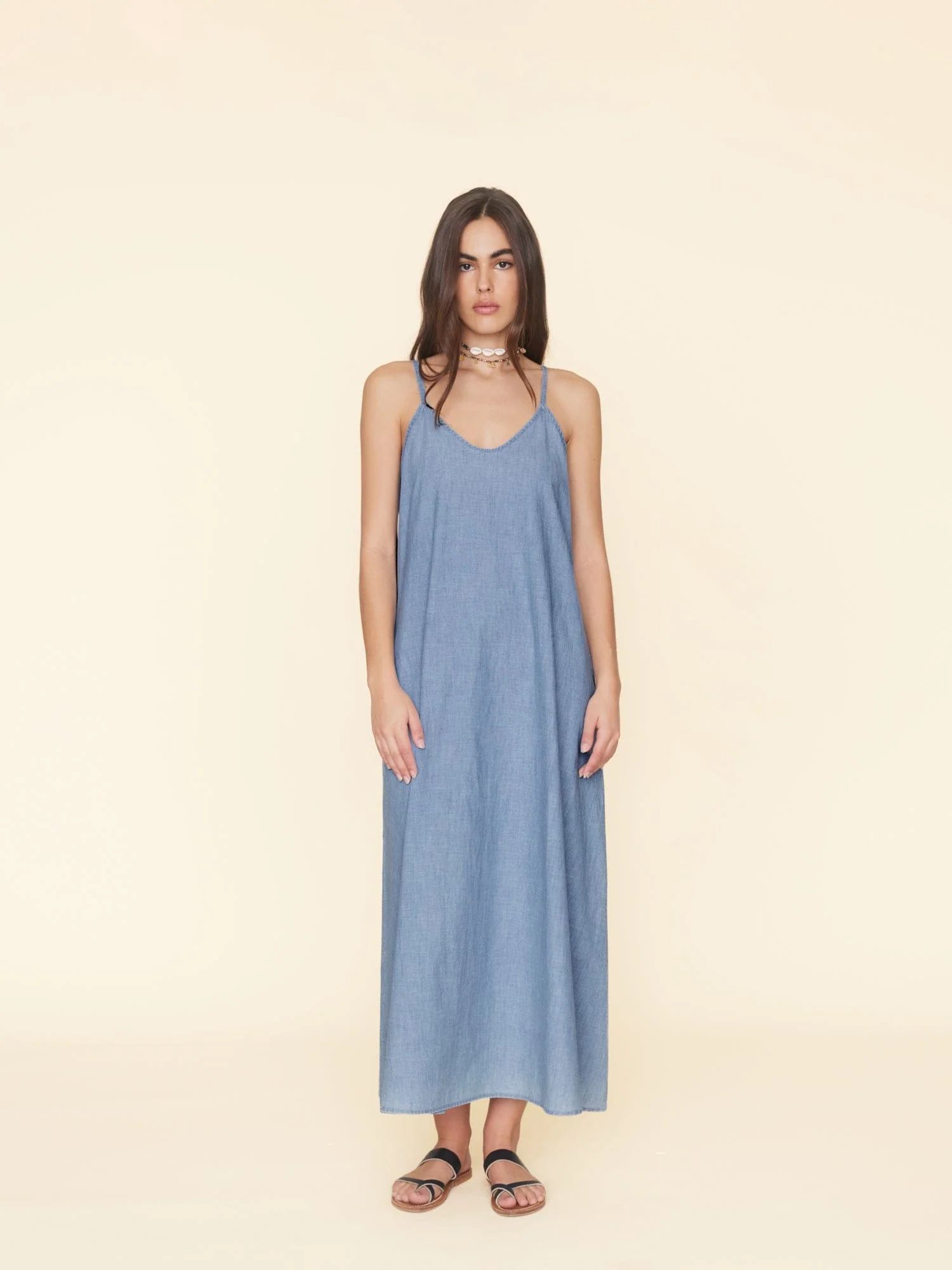 Dusty Blue Teague Dress | Xirena