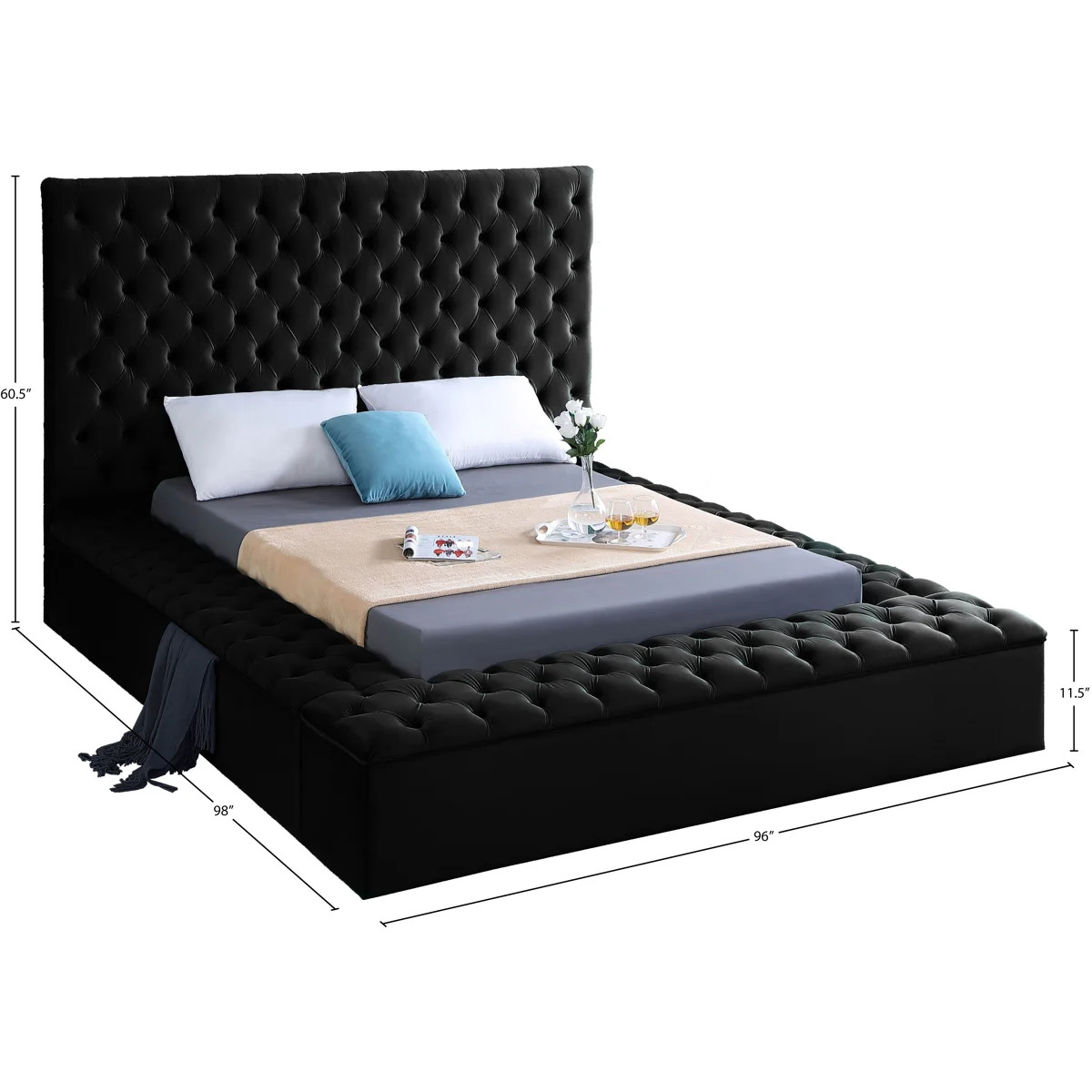 Johnnay Upholstered Platform Storage Bed | Wayfair North America