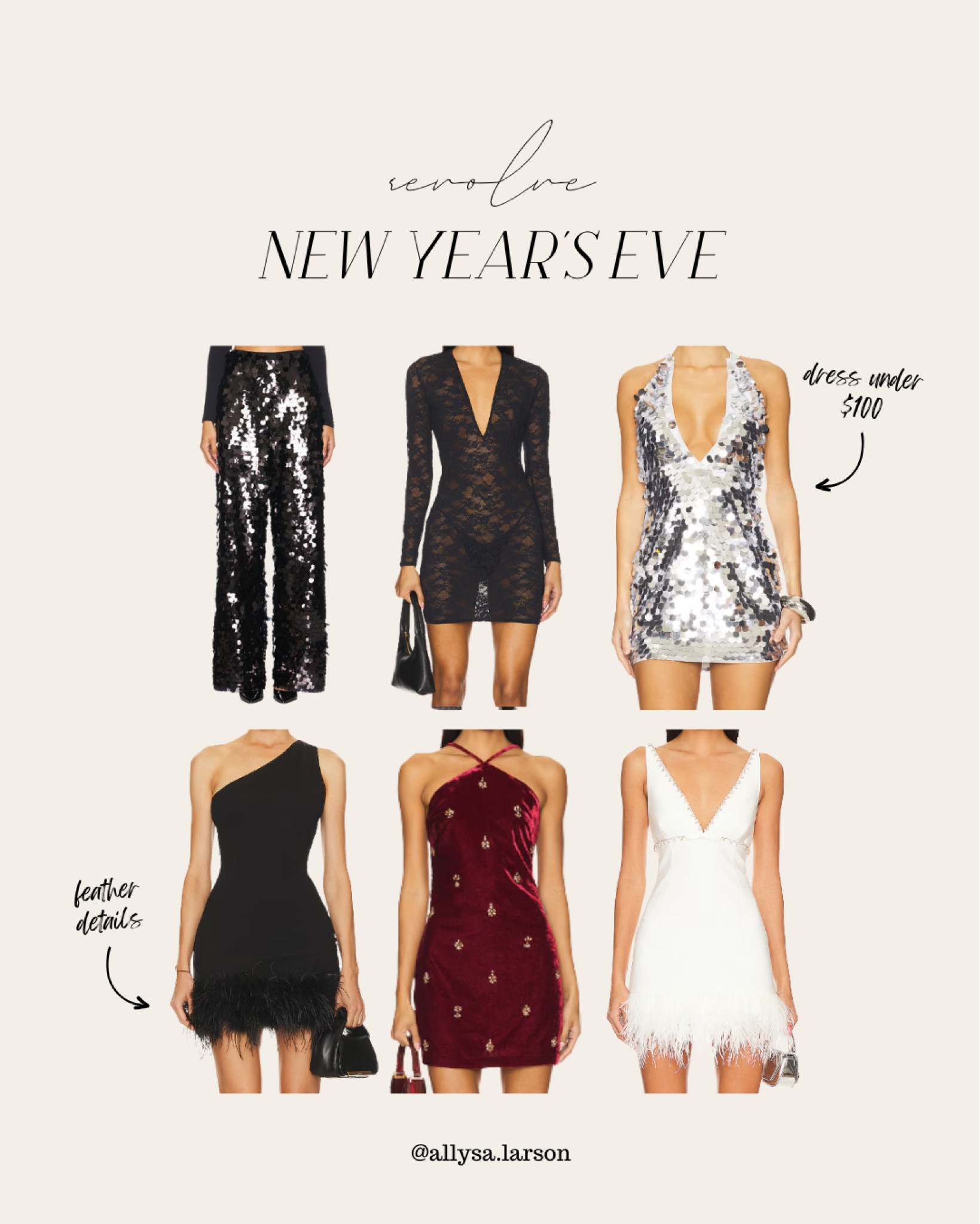 Last minute New Year’s Eve outfit ideas from revolve 



#LTKHoliday #LTKSeasonal #LTKStyleTip