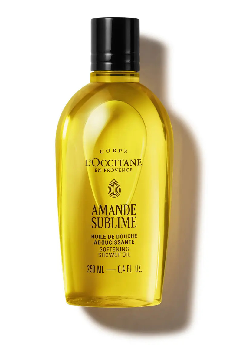 L'Occitane Amande Sublime Softening Shower Oil in Bottle at Nordstrom, Size 16.9 Oz | Nordstrom
