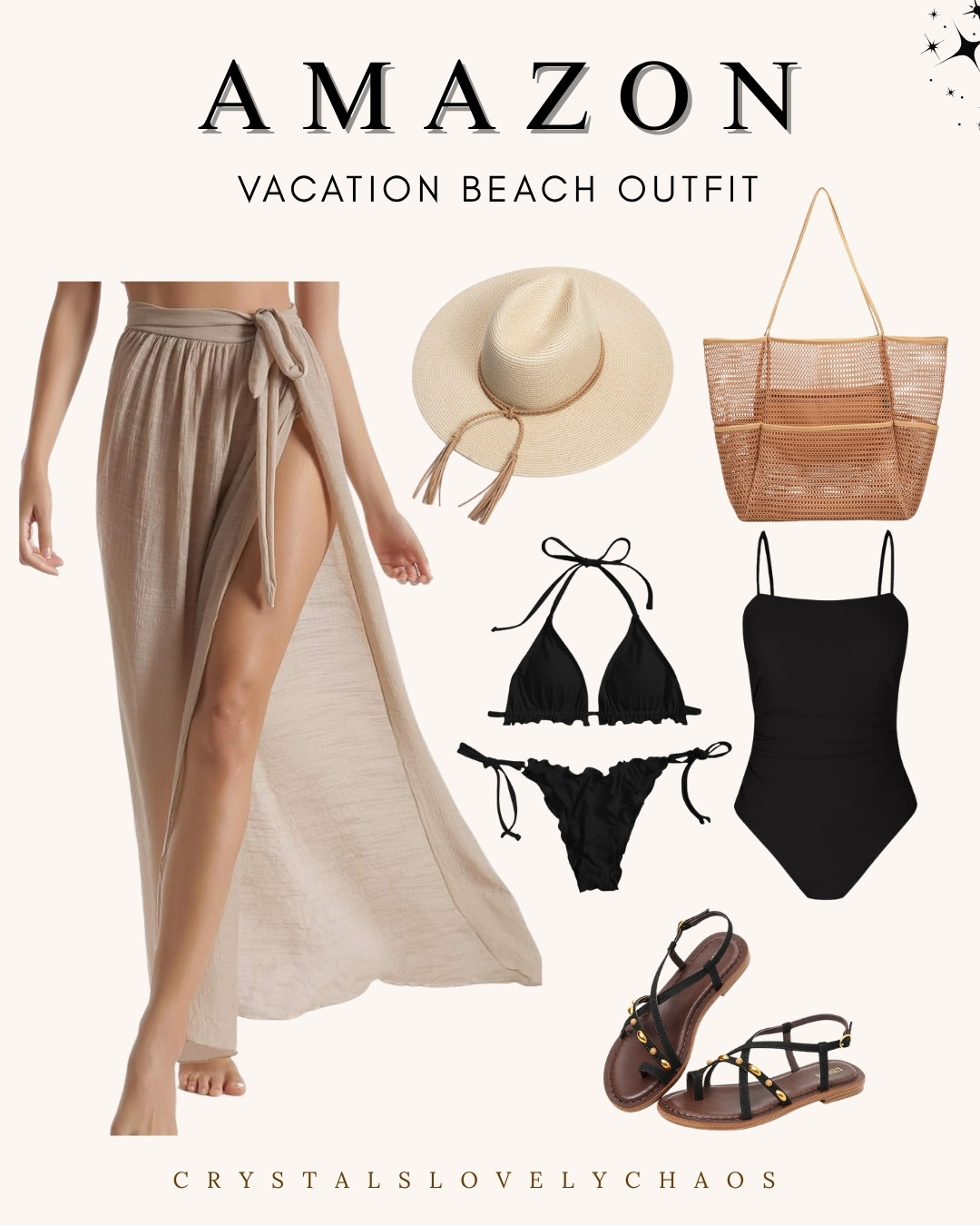 This Amazon beach outfit with a swimsuit, cover‑up, and sandals is the perfect combo for sunny seaside days ☀️🌊 Vacation Beach Outfit

 

 #LTKootd #LTKSwim #LTKTravel
