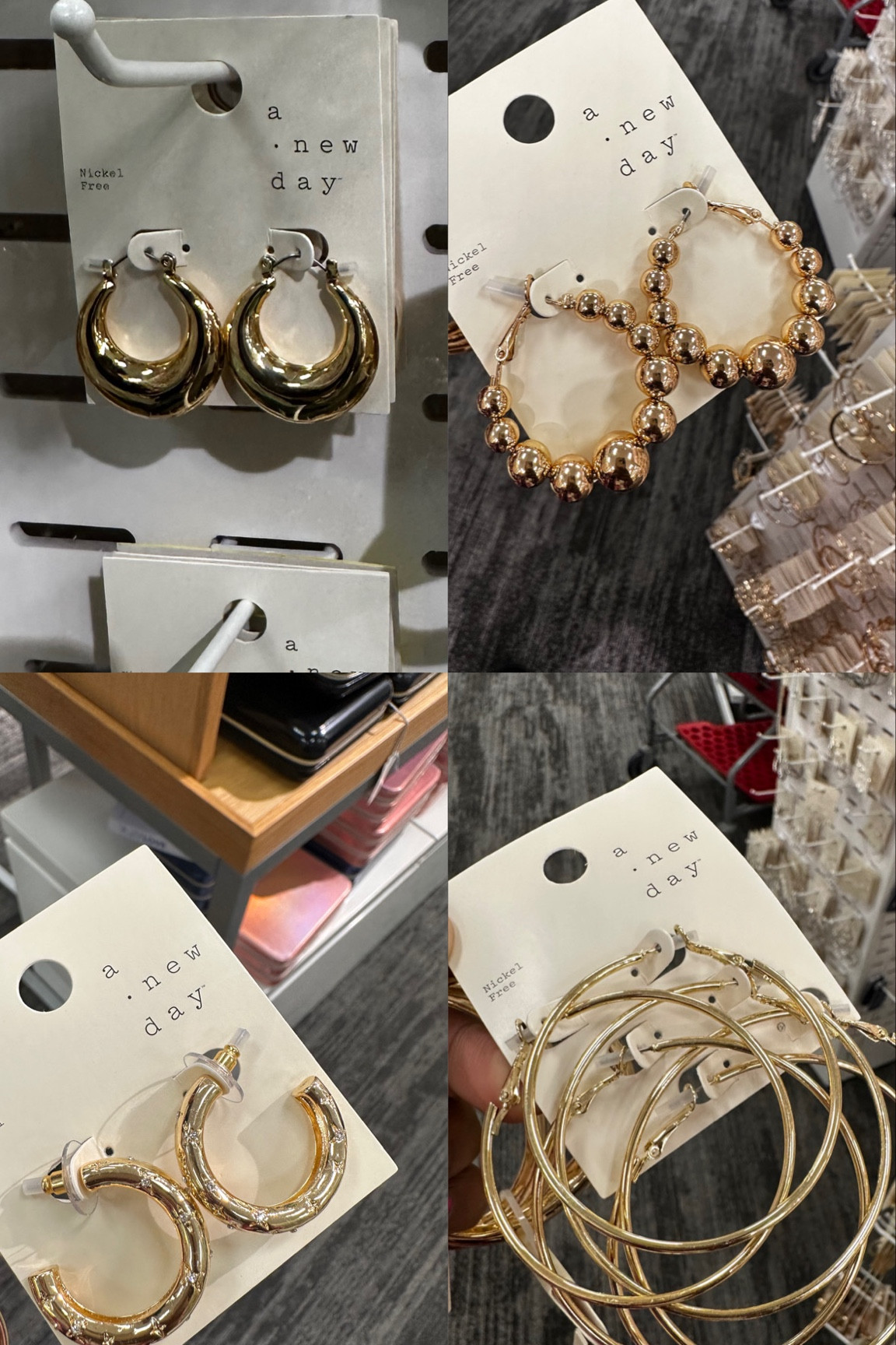 Target gold earrings 

#LTKbeauty #LTKstyletip