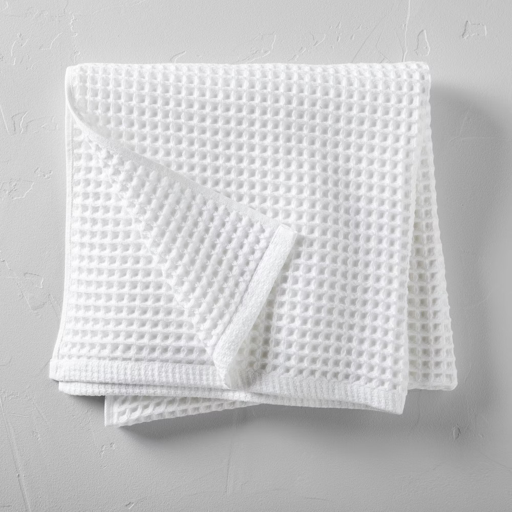 Waffle Bath Towel White - Casaluna | Target