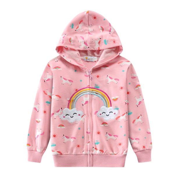 CM-Kid Toddler Girls Hoodies Sweatshirts Unicorn Long Sleeve Jacket 5t | Walmart (US)