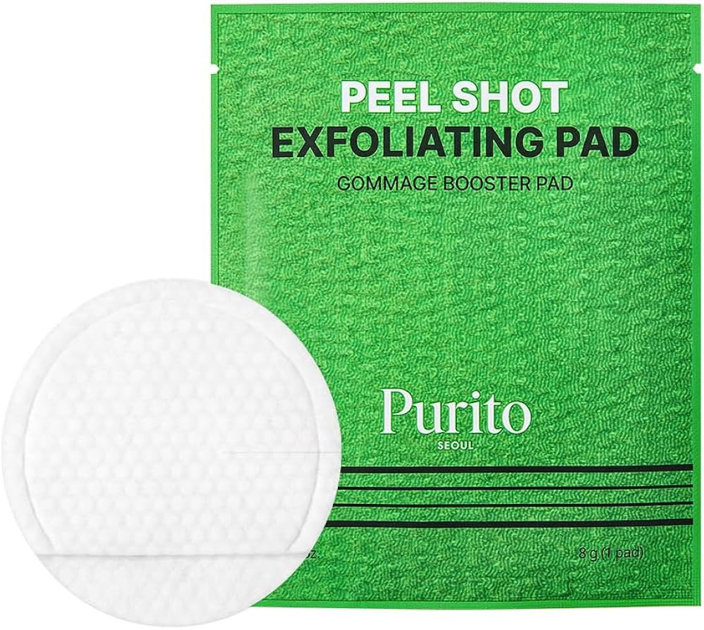 PURITO PEEL SHOT Exfoliating Pad | for Blackheads, Whiteheads & Pores | Charcoal + Enzyme Deep Cl... | Amazon (US)