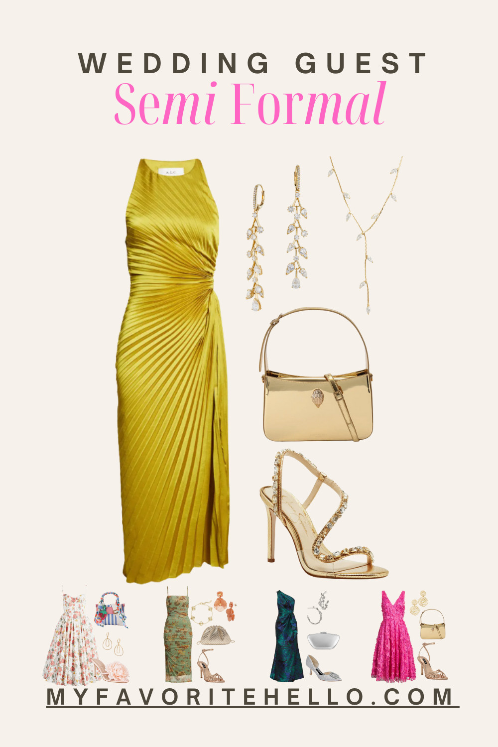 Wedding guest dress semi formal cocktail attire, wedding guest outfit for a semi formal wedding 

 #LTKParties #LTKFindsUnder100 #LTKWedding