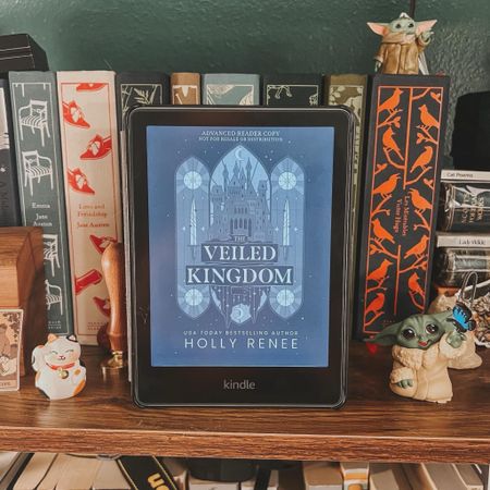 Happy publication day to Holly Renee’s The Veiled Kingdom! This is the first installment in a new series by the author, and I already can’t wait for book two! My Rating: 4/5 Stars 🌟 The Veiled Kingdom does a great job setting the stage for this new series. Featuring a strong enemies to lovers storyline with a serious helping of spice, this book kept my attention from start to finish. This is a great read for fans of the Throne of Glass series, or anyone who has enjoyed holly Renee’s Stars and Shadows series! 📚 The Veiled Kingdom is available now, including for free with a Kindle Unlimited membership. Be sure to check out barnes & Noble for an exclusive edition of the new book!

Thank you to ValentinePR for the ARC ebook of The Veiled Kingdom

#LTKSeasonal #LTKhome #LTKU