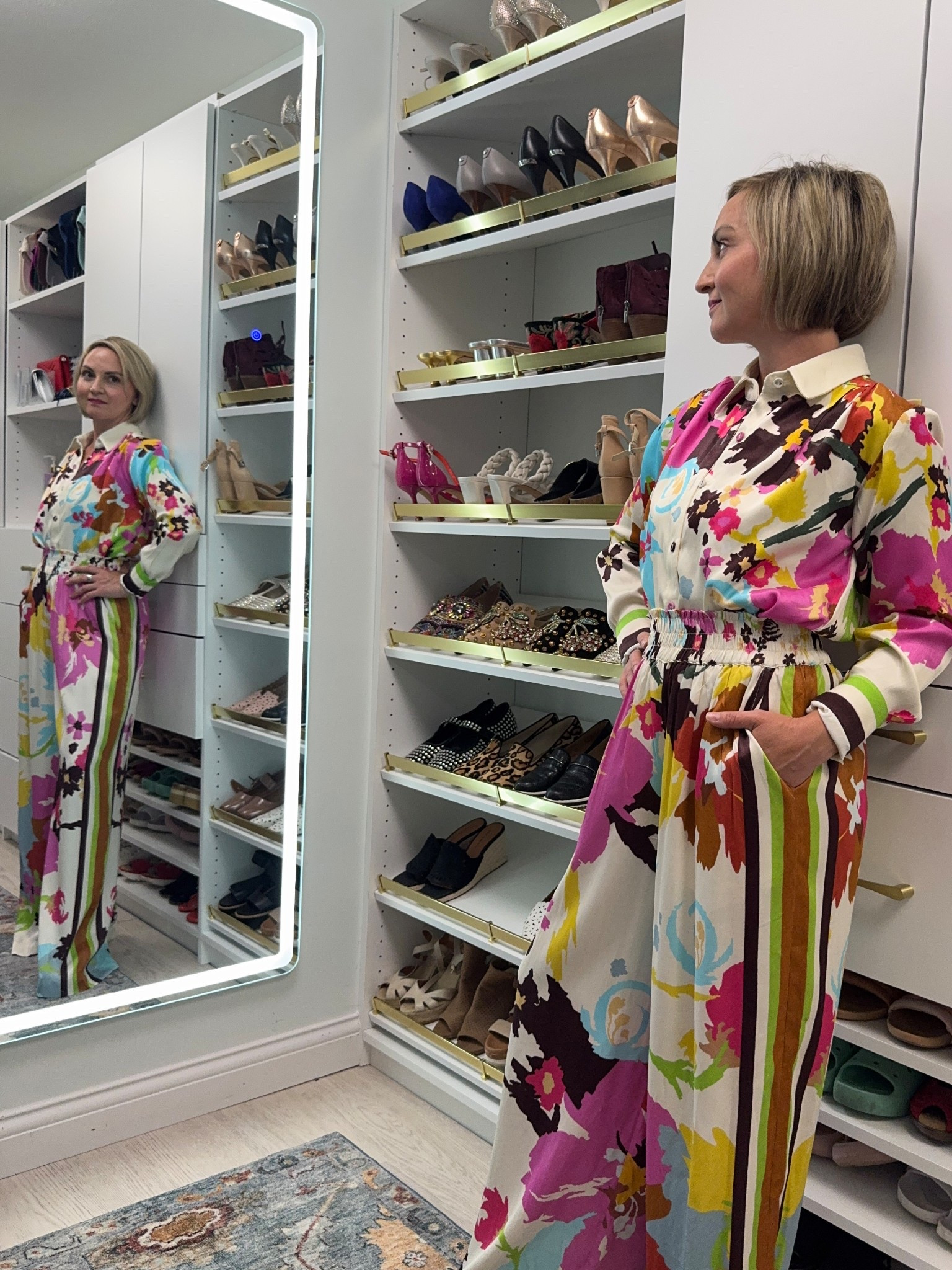 Headed to a women’s conference and looking forward to rocking this silky satin set while I’m there! The bright bold colors and comfort factors both spoke to me! 

#LTKStyleTip #LTKPetite